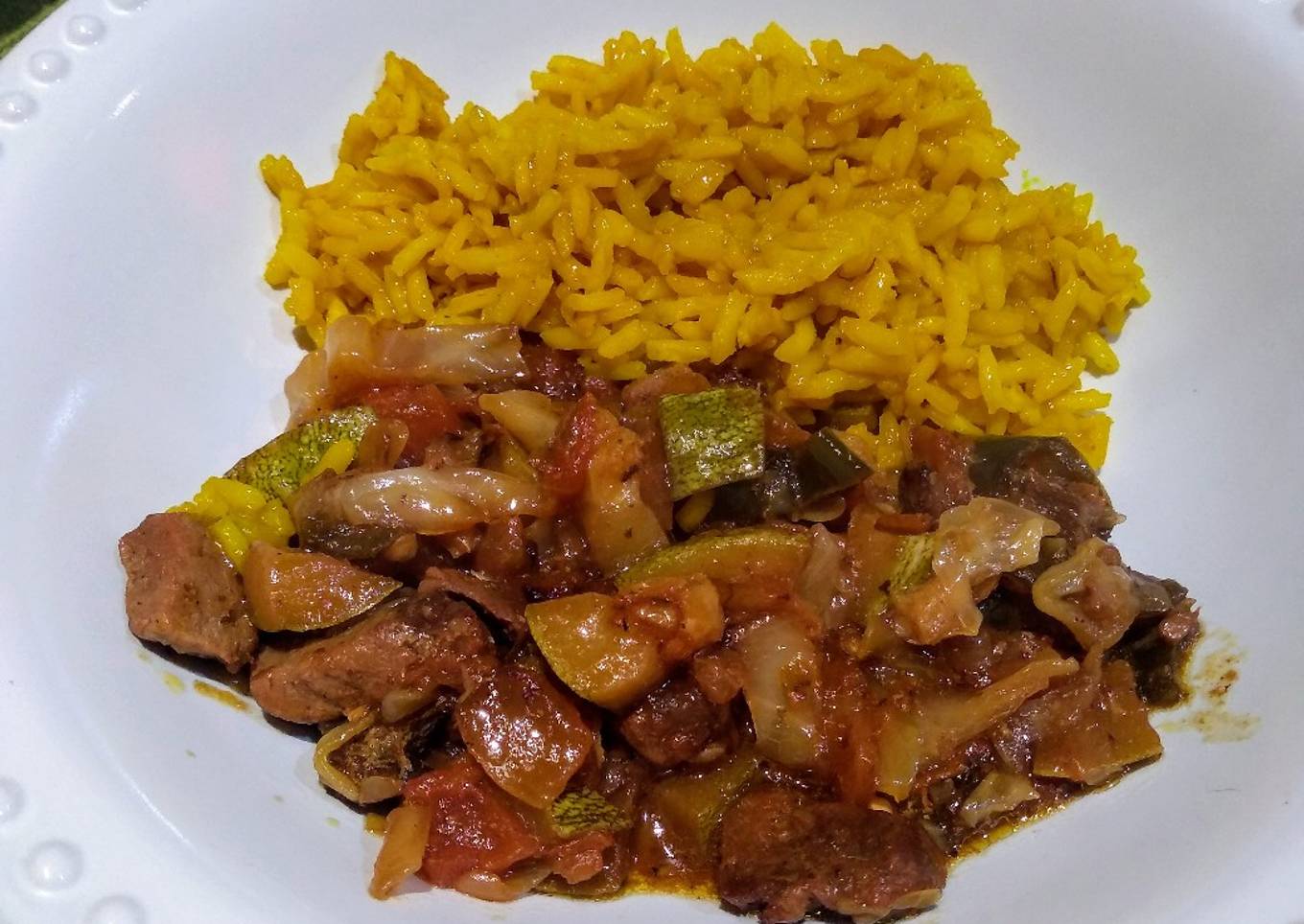 Col con calabaza y puerco 🍲😉