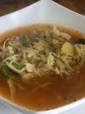 Caldo de repollo a la Sonorense