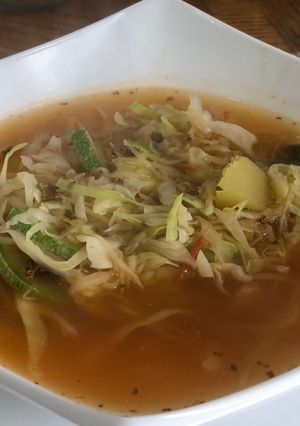 Una foto de Caldo de repollo a la Sonorense