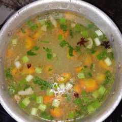 A picture of Sup Ayam Rempah.