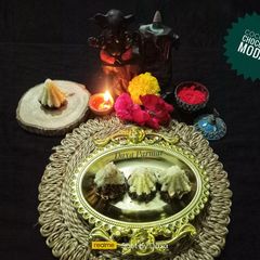 A picture of Coconut Chocolate Modak.
