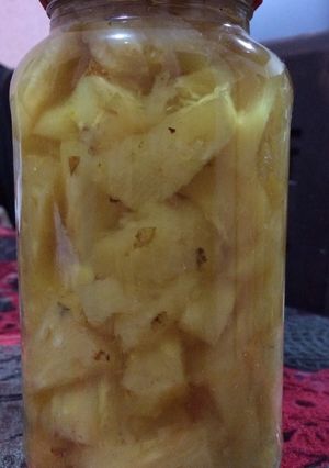Una foto de Piña en almíbar