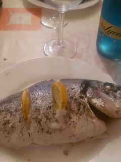 Una foto de Dorada al vapor con tomillo. Thermomix