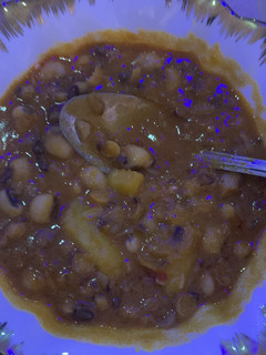 A picture of Beans / sweet potato porridge.