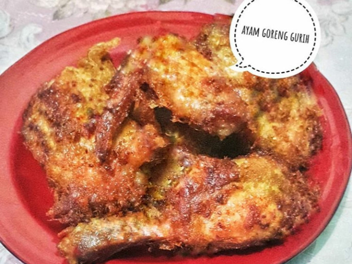 Cara Bikin Ayam goreng gurih Bunda Pasti Bisa