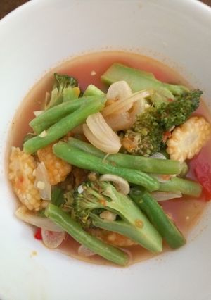 Foto resep Tumis brokoli pasta tomat
