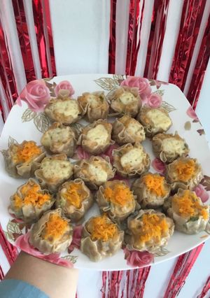 Foto resep Dimsum Ayam Wortel & Mozzarella