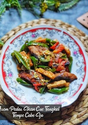 Foto resep Asem Pedas Ikan Cue Tongkol Tempe Cabe Ijo