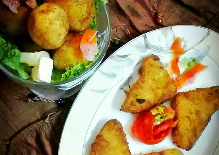 Recipe of Perfect Potato and Chicken Cutlets