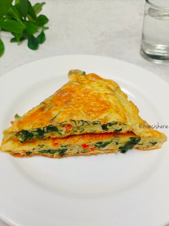 Foto resep Telur Dadar Daun Ginseng