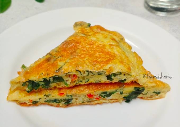 Resep Telur Dadar Daun Ginseng Oleh Fransiska Arie Cookpad 