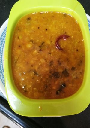 A picture of Green Peas Daal chana daal.