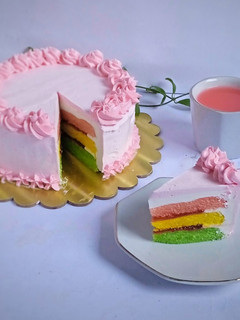 Foto resep Rainbow cake