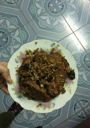 Hình của món Cá chay kho riềng.