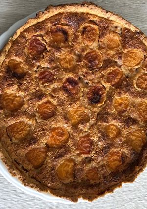 Une photo de Tarte amandine aux abricots