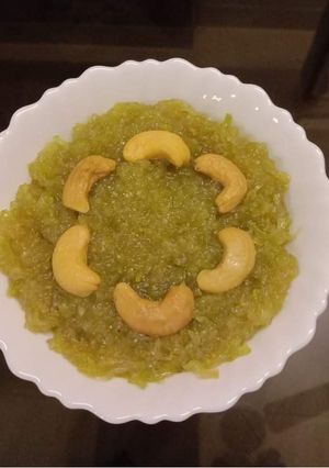 A picture of Dudhi(bottle gourd) Ka halwa.