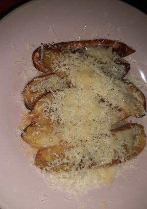 Foto resep Pisang panggang teflon (manis gurih keju creamy)