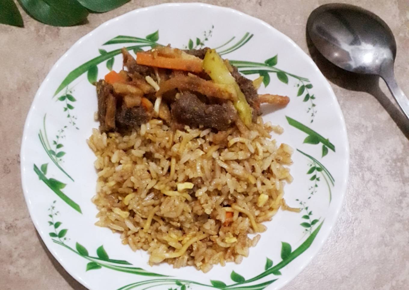 Nasi goreng mawut Magelang no pedas