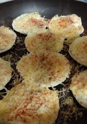 A picture of Fried Eggs cooked in Microwave#festivecontest.