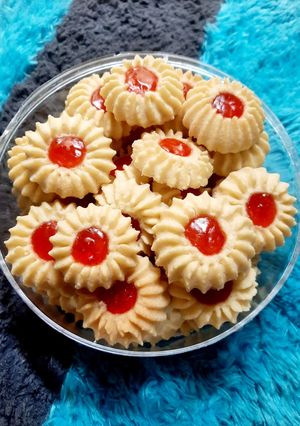 Foto resep Semprit strawberry