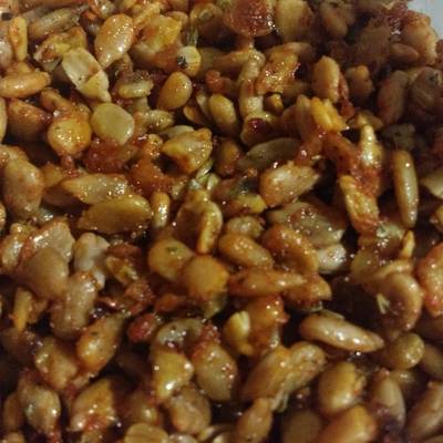 Snack crocante de semillas de girasol especiadas Receta de FabianM- Cookpad