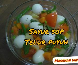Resep Mudah Sayur sop telur puyuh Nikmat Lezat Resep Mudah Sayur sop telur puyuh Nikmat Lezat