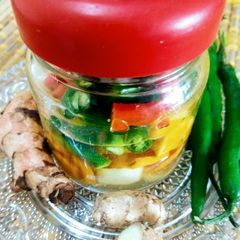 A picture of Vinegar Wala Mix veg Achar.