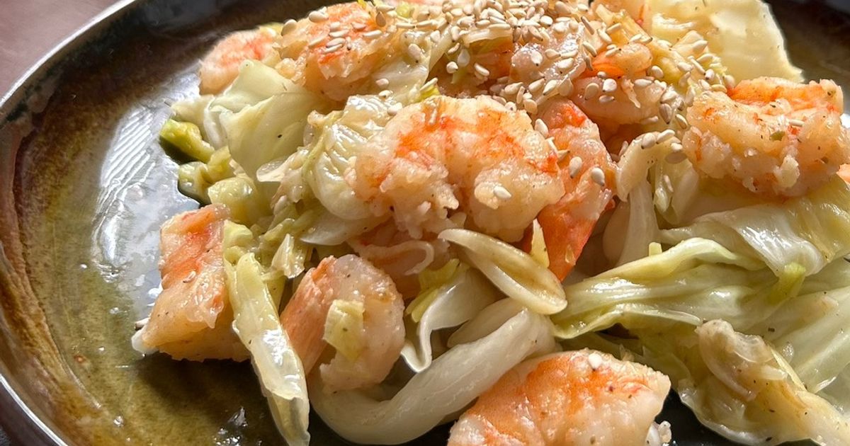 Tumis Udang dan Kol