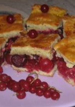 Ribizlis-meggyes pite recept fotója