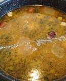 La mia zuppa con le polpette