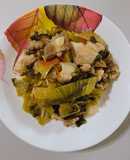 Thịt ba chỉ kho dưa chua