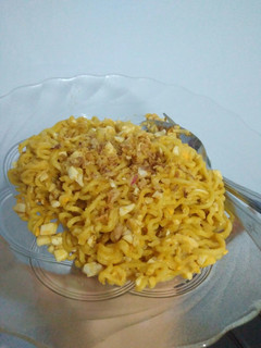 Foto resep Indomie goreng salted egg