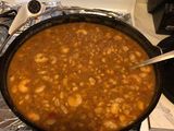 Cajun butter beans an shrimp