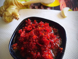 शेजवान चटणी (schezwan chutney recipe in marathi)