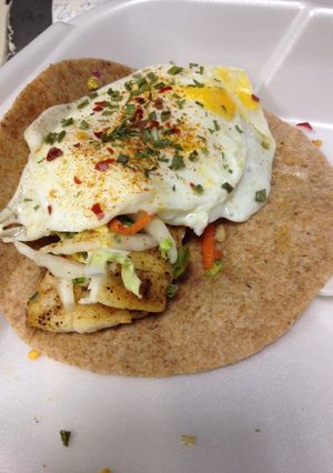 A picture of Blackened Fish Taco A.M.