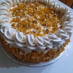 Coffee crunch cake A picture of Coffee crunch cake.