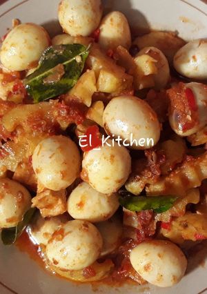Foto resep Sambal goreng telur puyuh kentang