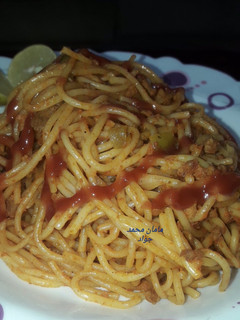 عکسی از دستور ماکارونی
