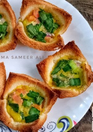 A picture of Egg bread muffins.
