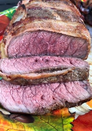 A picture of Grilled Bacon 🥓 Wrapped Steak 🥩.