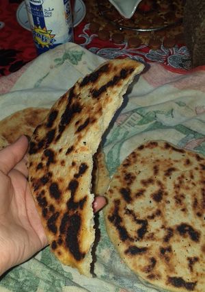 صورة لوصفة كسرة طرية مع جواز