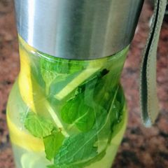 A picture of Detox Water / Spa Water / Infused Water On The Go (Lemon cucumber mint ginger).