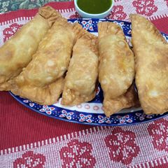 A picture of Mexican Potato Empanadas.