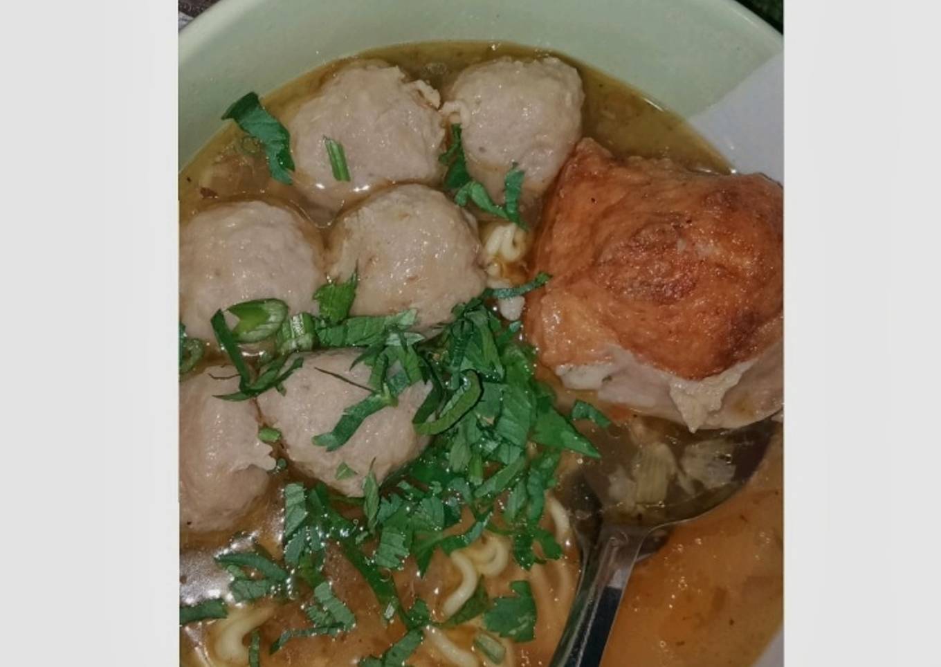 Kuah bakso mantul
