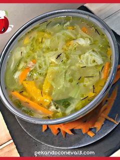 Una foto de Sopa quemagrasas