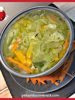 Una foto de Sopa quemagrasas
