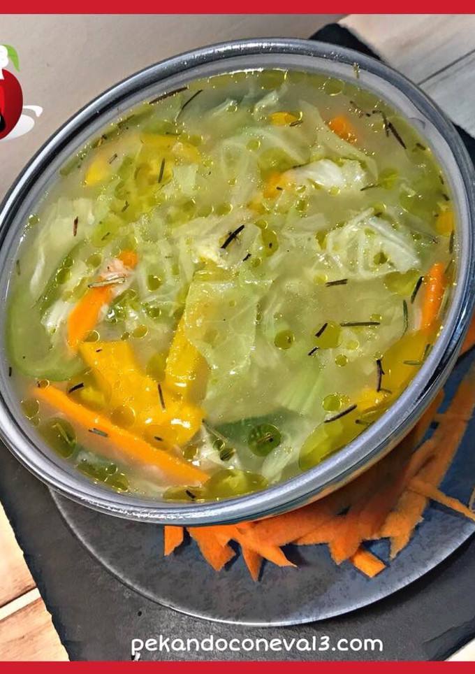 Una foto de Sopa quemagrasas