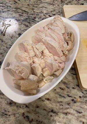 Hình của món "Salad gà" 🐔.