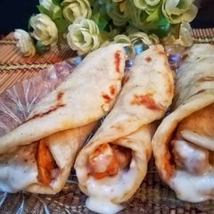 Chicken Tikka cheese rolls A picture of Chicken Tikka cheese rolls.