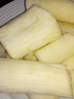A picture of Boiled cassava.